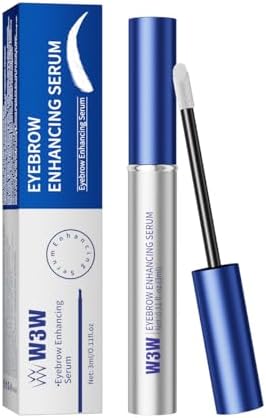Eyebrow Growth Serum,Eyebrow Serum to Grow Brows 3ML,To Boost Longer Fuller and Thicker Looking Eyebrows,No Prostaglandins, Vegan & Non‑Irritating