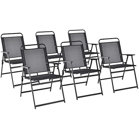 Tangkula Outdoor Folding Chairs Set Cover