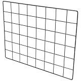 MALUGOGO 30 x 40 cm Eisen-Metallgitter-Wandpaneel, Fotoständer, Bilderaufbewahrung, dekorativer Wandbehang für Zuhause, Büro