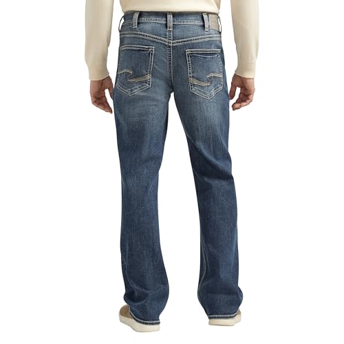 Image of Silver Jeans Co. Men's Zac Relaxed Fit Straight Leg Jean - Legacy