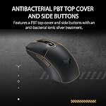 ASUS TUF Gaming M4 Wireless optische Gaming-Maus (kabellos, beidhändig, 12.000 DPI-Sensor, DPI-Taste, Aura Sync, sechs programmierbare Tasten), schwarz – Bild 3