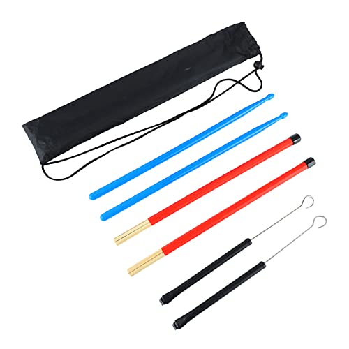 Set de Baquetas Portátiles con Cepillo de Alambre y Bolsa miniatura 6