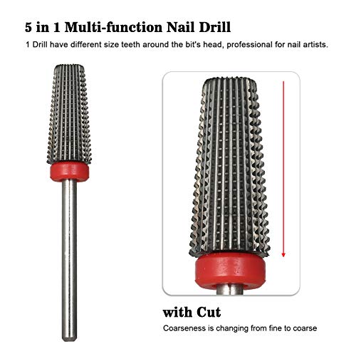 Tinnada Punte per trapano coniche 5 in 1 con