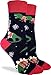 Good Luck Sock Women's Christmas Sweater Dinosaur Socks - Blue, Shoe Size 5-9