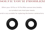 3pcs/Set Back Camera Lens Glass Replacement for iPhone 15 Pro 6.1inch Camera Lens Replacement with Pre-Installed Adhesive + Repair Tool Kit, Anti-Lens Scratch & Waterproof