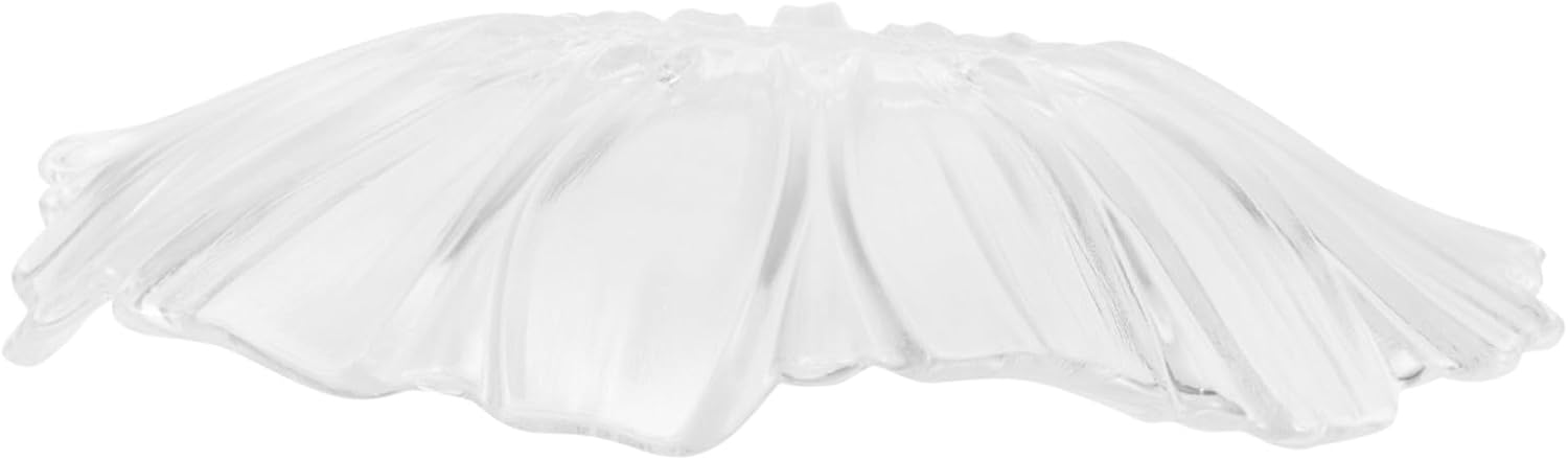 HOMSFOU Glass Pendant Lamp Shade Flower Design for Kitchen Bedroom Ceiling Lamp