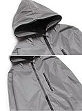NewL 360 Reflektierende Herrenjacke Unisex Full Reflective Jacke Laufjacke/Atmungsaktiv/Winddicht/Wasserabweisend/Reflekierend (XL)