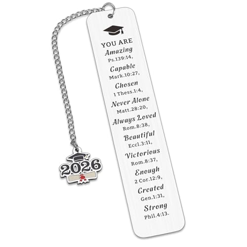 5th 8th Grade Graduation Gift for Girls Boys, 2026 Graduation Gifts for Her Him, College High School Graduations Gift for Her Him, Class of 2026 Senior 2026 Gifts Bulk, Christian Graduations Bookmark