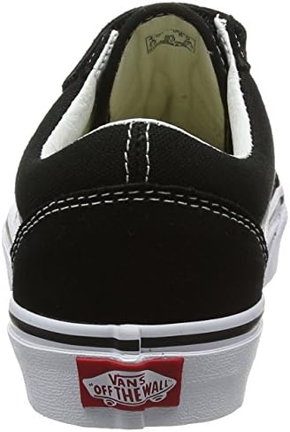 Vans Men's Low-Top Trainers, Black Black True White Suede Canvas, 44.5 | Image 2