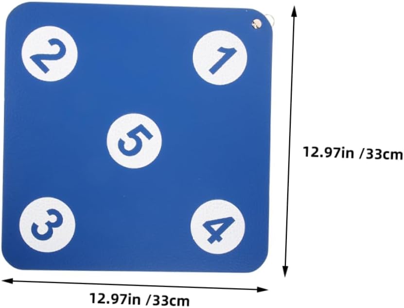 Totority 2Pcs Dual Sided Fencing Target for Wall Mounting Sturdy Fencing Equipment for Practice Drills Space Saving Design for Indoor Training Modern Finish
