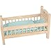 Produktbild small foot Puppenbett aus Holz, Puppenmöbel-Zubehör, Kissen und Decke im Herz-Design, ab 3 Jahren, 9601, Klein