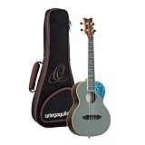 Ortega Guitars Ukulele Tenore Acustico – Ghost Series – Gig Bag Inclusa – Abete Rosso, Grey (RUGH-PLT)