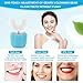 TAISHAN Ultrasonic Electric Toothbrush,U-Shaped Automatic Toothbrush 360° Cleaning with UV Light with 4 Clearing Gear, Washable Travel Home Dual-Use