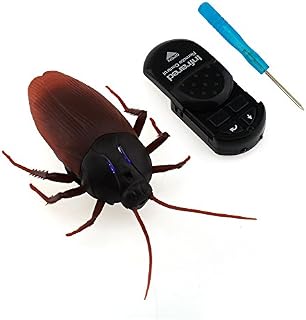 Tipmant RC Cockroach Remote Control Car Vehicle Animal Toys Electronic Fake Giant Insect