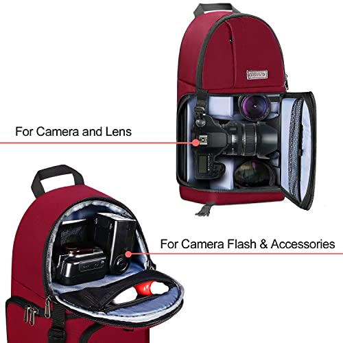 MOSISO Camera Sling Bag, DSLR/SLR 