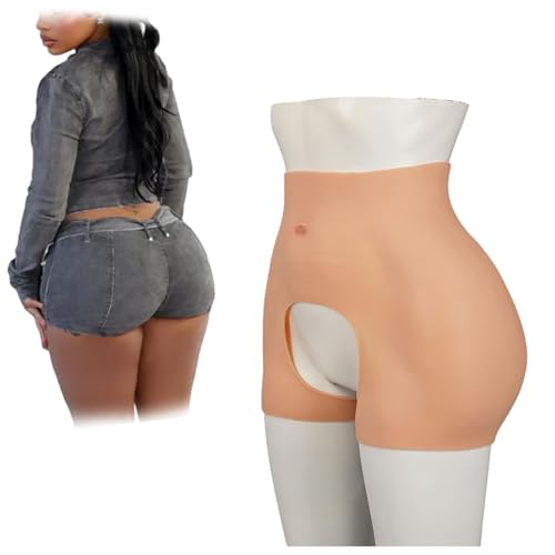 SoTUCR Réaliste Silicone Lifter Hip Panties Fake Butt Enhancer Sculpting Underwear Big Ass Shaper Push Up Panty pour Cosplay,Color 3,One Size