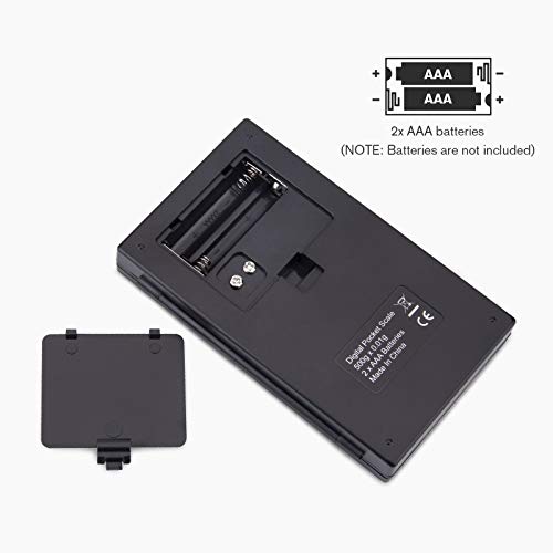 Weigh Gram Scale，Mafiti Digital Pocket Scale,500G By 0.01G,Digital Grams Scale, Food Scale, Jewelry Scale Black, Mini Kitchen Scale 500G(Max 500) #TOP4