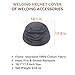 LIMXYZ Welding Helmet Cover, Welding Helmet Accessories Extended FR Cotton Hood Back Cover with Press Fit Seal, Welding Hood Accessories for Welding Neck Protector, Fit for Most Welding Helmets
