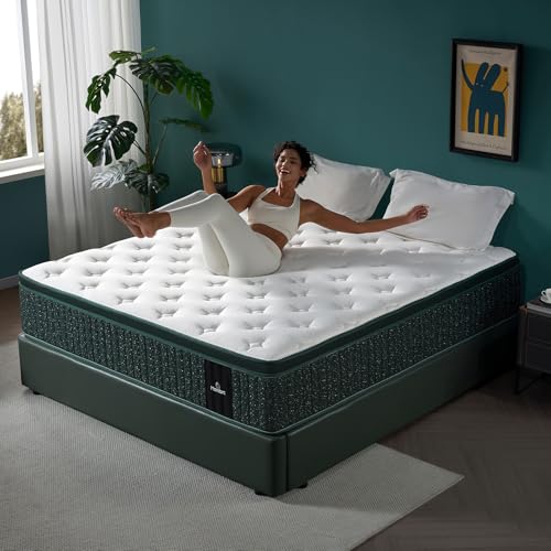 12-Inch King Hybrid Mattress with Gel Memory Foam