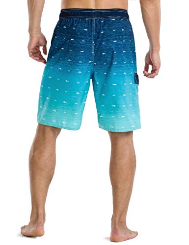 Image of Nonwe Men's Beachwear Board Shorts Quick Dry with Mesh Lining Swim Trunks