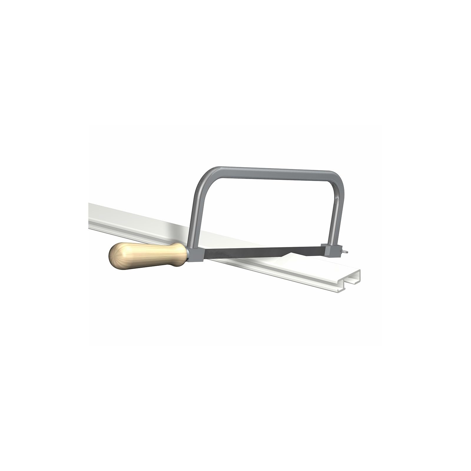 Arti Teq - Pack Eco 4 mètres de cimaise Click Rail couleur Blanc (peut être peint) - Solution suspension cadres et tableaux - Blanc