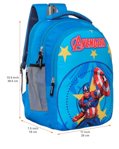 Image of 30L School Bag Plush Backpack, Cartoon Print Backpack, Preschool Bags for Boys & Girls (3-7 Years) for Nursery to 2nd Class Kids - Lightweight, Padded Straps
