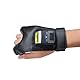 Posunitech Handschuh-Barcode-Scanner 2D GS02 tragbarer Scannerleser IP65-Touch-Scanning NFC 2D-QR-Code-Scanner zur Bestandsunterstützung Mehrsprachig für Lager, Fertigung, Versand