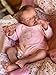 Anano TwinA Reborn Baby Dolls Silicone Full Body Girl Squishy 18 Inch Full Silicone Baby Doll Realistic Waterproof Reborn Babies That Look Real New Born with Bib