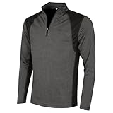 Calvin Klein Hombre Micro Grid CK 1/2 Zip Layer Pullover - Negro - XXXL