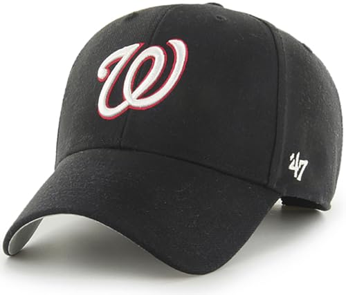 Gorra 47 Brand MLB ajustable negra talla única adulto miniatura 1