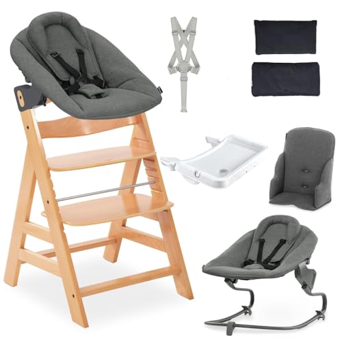 hauck Baby Hochstuhl Alpha+ XXL Set ab Geburt - Premium...