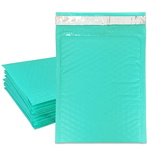 30Pcs - Beauticom 6" X 9" Size #0 Lightweight Self-Sealing Padded Bubble Mailer Envelopes For Mailing And Shipping (Teal) #TOP25