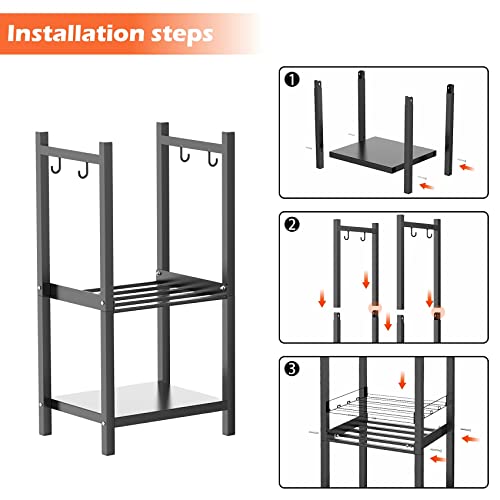 Walmann Fireplace Firewood Rack Indoor, Wood Rack For Firewood Outdoor Fireplace #TOP5