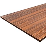 tischplatte 120x70 holz Schnelle Montage - Die praktischen Vorbohrungen an der Tischunterseite ermöglichen eine blitzschnelle Montage mit Ergotopia Tischgestellen oder dienen als Orientierung für sonstige Schreibtisch Gestelle