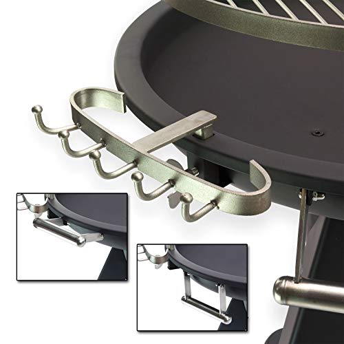 Rundgrill DEMA Nevada 55 cm Holzkohlegrill mit Stahlkorpus