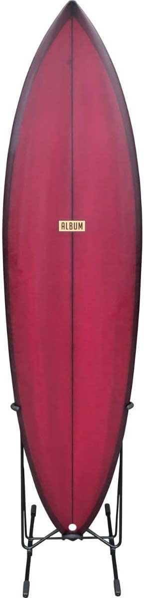 COR Surf Surfboard Stand | Premium Surf Standing Floor Rack Works with Shortboards Longboards | No Center Fin Needed