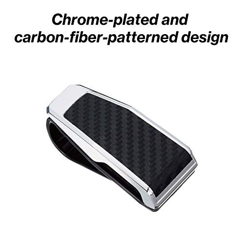 Ec-159 Car Sunvisor Clip Sunglass Organizer Carbon Magnetic Holder Limousine Sedan Jeep Van Suv Rv #TOP3