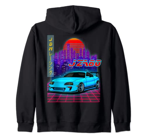 JDM japonés Auto sintonizador Retro Coche Sudadera con Capucha