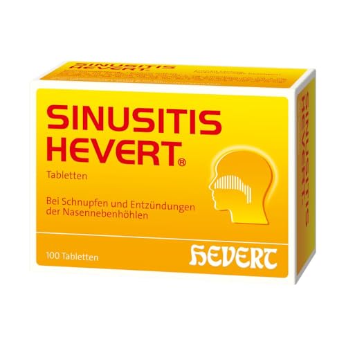 Sinusitis Hevert bei Schnupfen und Entzündungen der Nasennebenhöhlen 100 St. Tabletten