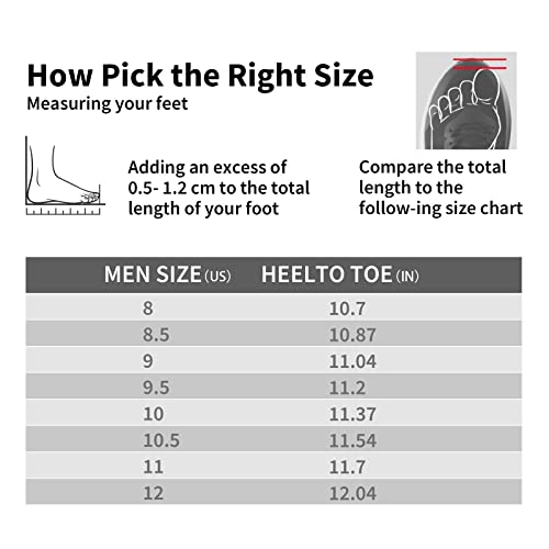 Grand Attack Road Running Shoes For Men With Superior Cushioned Comfort Lightweight Mens Walking Shoes Non-Slip Breathable Athletic Tennis Cross-Training Shoes Rugby Sneakers Grey Size 9.5 #TOP6