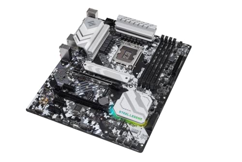 マザーボード ASRock H670 Steel Legend Intel LGA1700 ASRock H670 Steel Legend ATX LGA1700 Motherboard (H670 Steel
