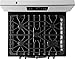 FFGF3054TS 30 Gas Range with 5 Burners 5 cu. ft. Oven Capacity One-Touch Self Clean Quick Boil Electronic Kitchen Timer Sealed Gas Burner Storage Drawer in Stainless Steel
