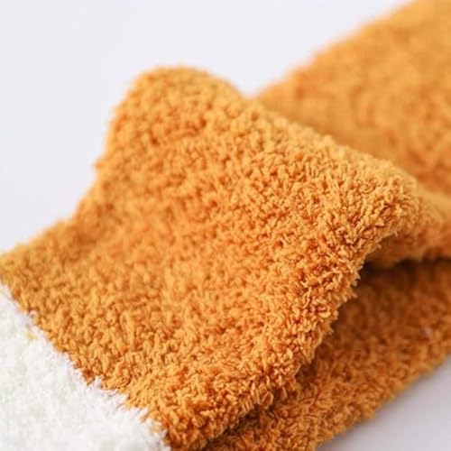 4 Pairs Winter Cat Claws Cute Thick Warm Sleep Floor Socks,Cat Paw Slipper Socks for Girls,Women2