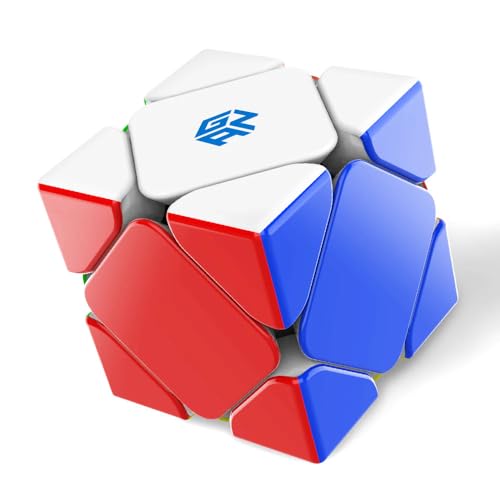 Image of GAN Skewb M Magnetic Speed Cube | Core Magnets, GES Pro Dual Adjustment & Lightest 86g Design | Magnetic Core-Positioning System & 90 Corner Cutting