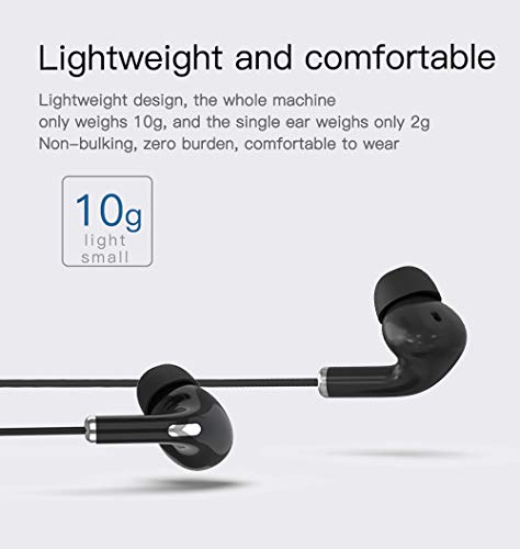 2 Pack Earbuds, Wired in-Ear Headphones, Noise Isolating, Bass Driven Sound Crystal Clear Sound, Compatible with MP3 Players, Computers, Smartphones, Tablets, iPad, iPhone