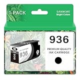 936 Black Ink Cartridge High Yield More Ink Replacement for hp 936 Ink cartridges for OfficeJet OfficeJet 9122e Pro 9110b,9125e,9128e,9130b,9135e Printer (1 Black) -  JANMORE