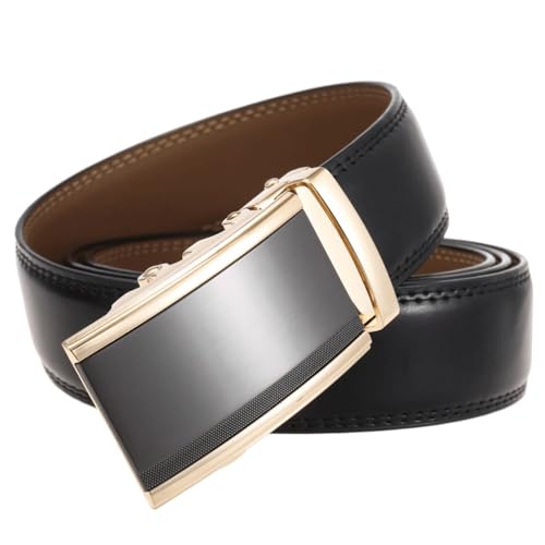 Business Belt Men's Belt Automatic Buckle Belt2