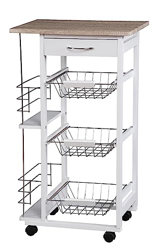 Pratesi CARRELLO CUCINA BIA.cm.47X37X83,5