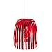 Produktbild koziol Pendelleuchte  Josephine M,  Kunststoff, transparent rot, 31,3 x 31,3 x 35 cm