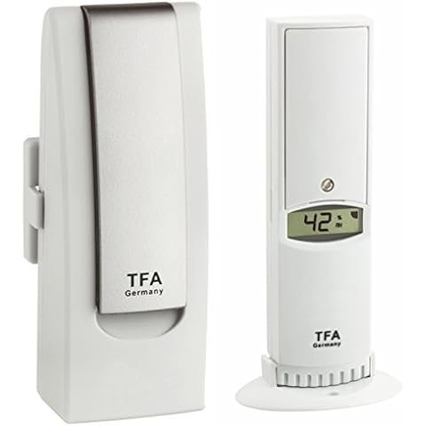 TFA Dostmann Weatherhub Observer Web Monitoring System, mit Thermo-Hygrosender, kompatible mit WeatherHub System Cover
